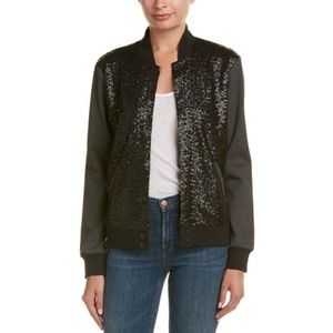 Splendid sequin bomber jacker Large
